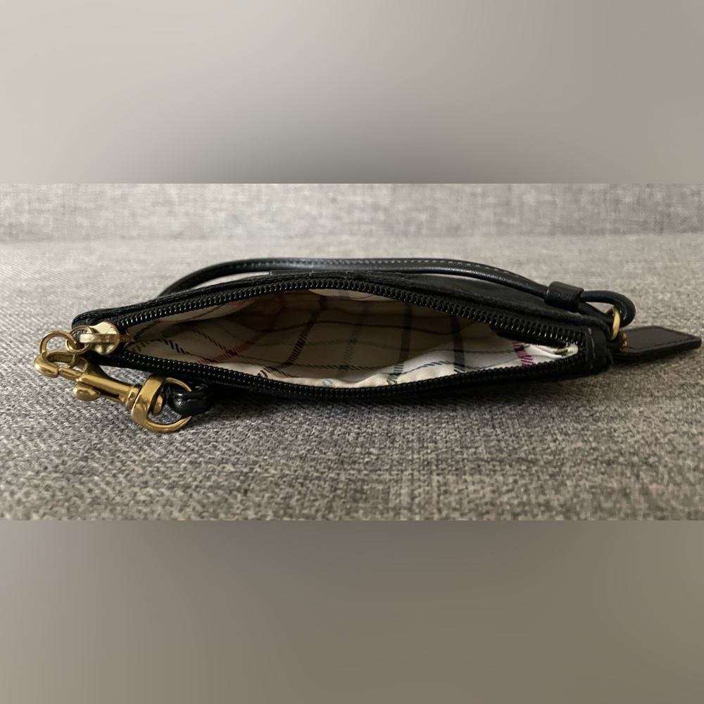 Vintage Coach Signature Black Wristlet - Picture 4 of 5
